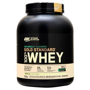 Optimum Nutrition 100% Whey Protein - Gold Standard (Natural) Vanilla 4.8 lbs