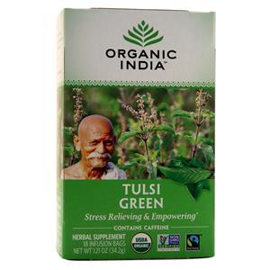 Organic India Tulsi Tea Green 18 pckts