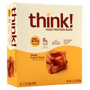 Think Thin High Protein Bar Maple French Toast 10 bars