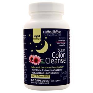 Health Plus Super Colon Cleanse Night  60 caps