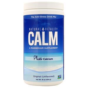 Natural Vitality Natural Calm Plus Calcium Original (Unflavored) 16 oz
