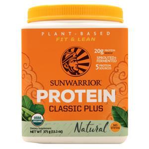 SunWarrior Classic Plus - Organic Plant-Based Protein Natural 375 grams
