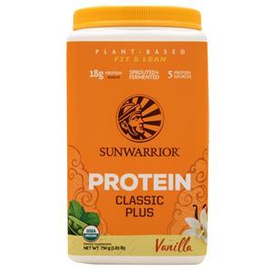 SunWarrior Classic Plus - Organic Plant-Based Protein Vanilla 750 grams