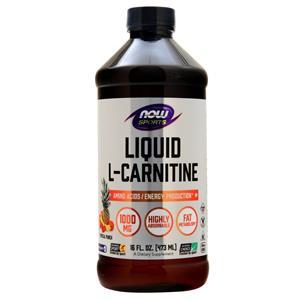 Now L-Carnitine Liquid (1000mg) Tropical Punch 16 fl.oz