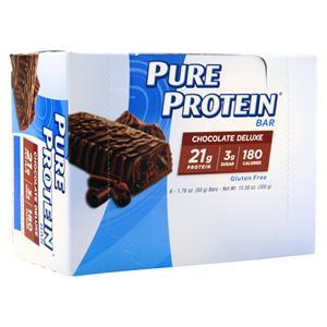 Worldwide Sports Pure Protein Bar Chocolate Deluxe 6 bars