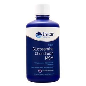 Trace Minerals Research Glucosamine/Chondroitin/MSM Blueberry 32 fl.oz