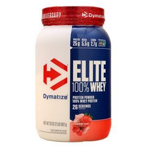 Dymatize Nutrition Elite 100% Whey Protein Strawberry Blast 2 lbs