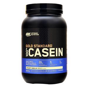 Optimum Nutrition 100% Gold Standard Casein Protein Creamy Vanilla 2 lbs