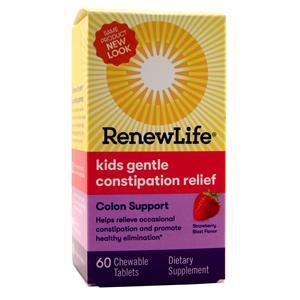Renew Life Gentle Move - Kids Colon Support Strawberry Blast 60 tabs