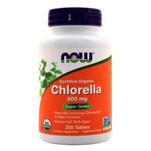 Now Chlorella (500mg) - Certified Organic  200 tabs