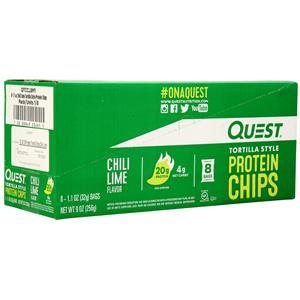 Quest Nutrition Quest Chips Chili Lime Tortilla Style 8 pckts