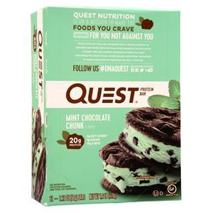 Quest Nutrition Quest Protein Bar Mint Chocolate Chunk 12 bars