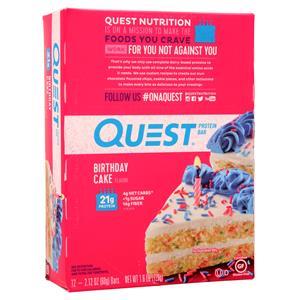 Quest Nutrition Quest Protein Bar Birthday Cake 12 bars