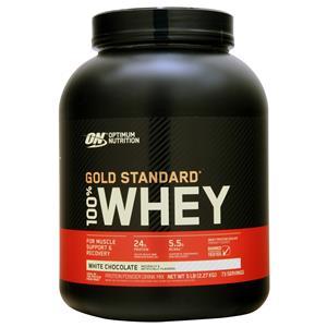 Optimum Nutrition 100% Whey Protein - Gold Standard White Chocolate 5 lbs