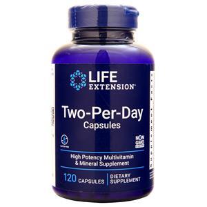 Life Extension Two-Per-Day Capsules  120 caps