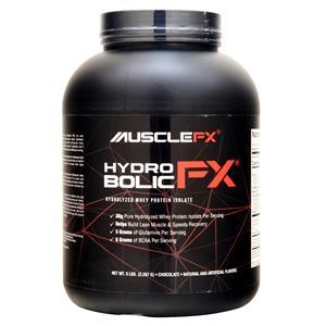 Muscle Fx Hydro Bolic Fx Hydrolyzed Whey Protein Isolate Chocolate 5 lbs