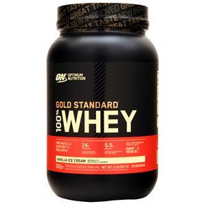 Optimum Nutrition 100% Whey Protein - Gold Standard Vanilla Ice Cream 2 lbs