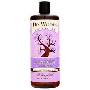 Dr. Woods Castile Soap - Liquid Lavender with Fair Trade Shea Butter 32 fl.oz