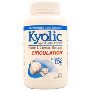 Kyolic Aged Garlic Extract Circulation Formula #106  200 caps