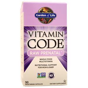 Garden Of Life Vitamin Code - Raw Prenatal  90 vcaps