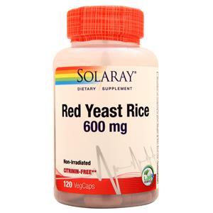 Solaray Red Yeast Rice (600 mg)  120 vcaps