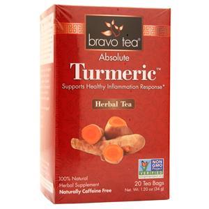 Bravo Tea Absolute Turmeric Herbal Tea  20 pckts