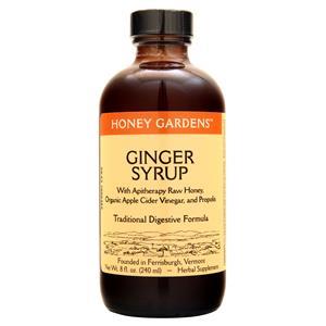 Honey Gardens Ginger Syrup  8 fl.oz