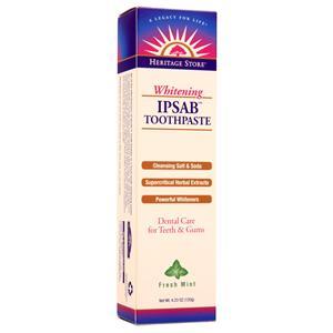 Heritage Products IPSAB Toothpaste - Whitening Fresh Mint 4.23 oz