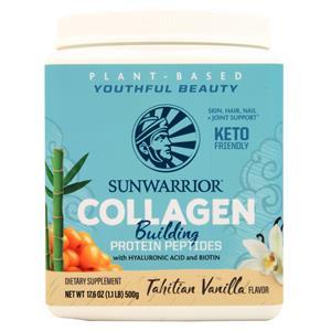 SunWarrior Plant-Based Collagen Building Protein Peptides Tahitian Vanilla 500 grams