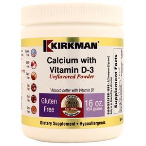 Kirkman Calcium with Vitamin D3 Powder Unflavored 16 oz