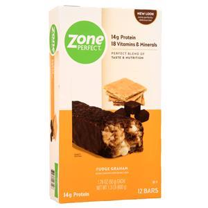 Zone Perfect Nutrition Bar Fudge Graham 12 bars