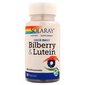 Solaray Bilberry & Lutein  30 vcaps