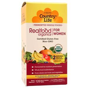 Country Life Real Food Organics For Women  120 tabs