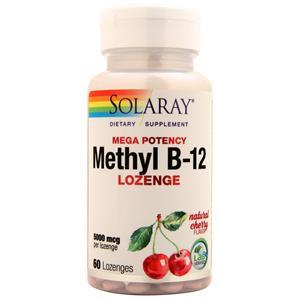 Solaray Mega Potency Methyl B-12 Lozenge Cherry 60 lzngs