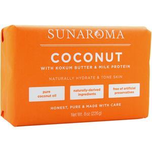 Sunaroma Body Bar Coconut 8 oz