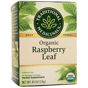 Traditional Medicinals Organic Herbal Tea Raspberry Leaf 16 pckts