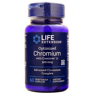 Life Extension Optimized Chromium with Crominex 3+ (500mcg)  60 vcaps