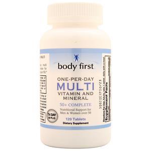 Body First One-Per-Day Multi - Vitamin and Mineral 50+ Complete  120 tabs