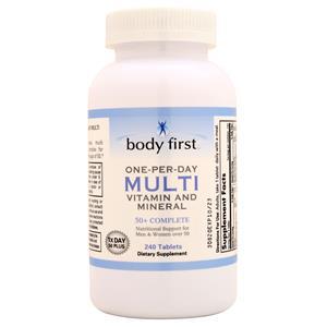 Body First One-Per-Day Multi - Vitamin and Mineral 50+ Complete  240 tabs