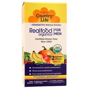 Country Life Real Food Organics For Men  120 tabs