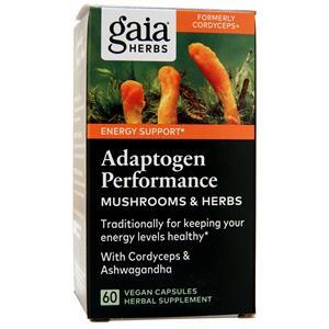 Gaia Herbs Adaptogen Performance - Mushrooms & Herbs  60 vcaps