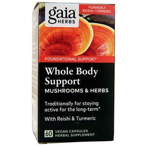 Gaia Herbs Whole Body Support - Mushrooms & Herbs  60 vcaps
