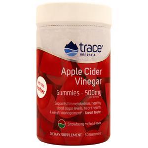 Trace Minerals Research Apple Cider Vinegar Gummies (500mg) Strawberry Melon 60 gummy