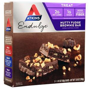 Atkins Endulge Bar Nutty Fudge Brownie 5 bars