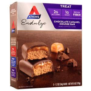 Atkins Endulge Bar Chocolate Caramel Mousse 5 bars