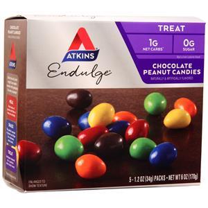 Atkins Endulge Candy Chocolate Peanut Candies 5 pckts