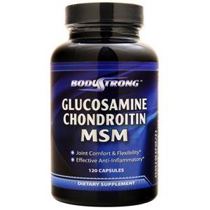 BodyStrong Glucosamine Chondroitin and MSM  120 caps