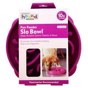 Outward Hound Fun Feeder Slo Bowl Large/Regular - Purple 1 unit