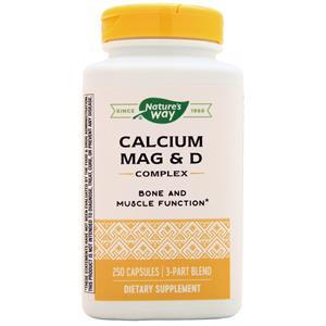 Nature's Way Calcium Magnesium & D Complex  250 caps