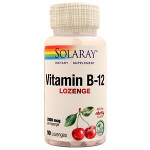 Solaray Vitamin B-12 (2000mcg) Natural Cherry 90 lzngs